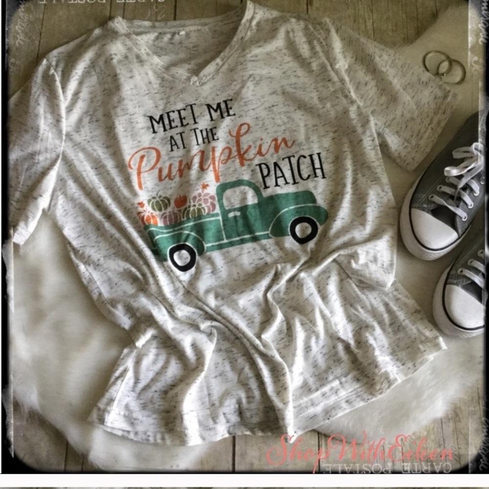 Meet Me At The Pumpkin Patch Fall October Tshirt